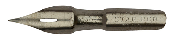 M. Myers & Son, No. 3186 EF, Star Pen