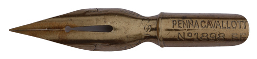 No. 1898 EF, Penna Cavallott, Depositata