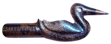 Schreibfeder Penna Garantite, Entenfeder