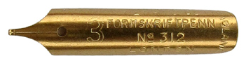 Perry & Co, No. 312 - 3, Formskriftpenn