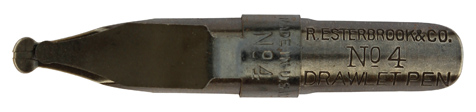 R. Esterbrook, Drawlett Lettering-Pen No. 4, 3 mm