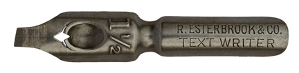 R. Esterbrook & Co, No. 1 1/2, Text Writer