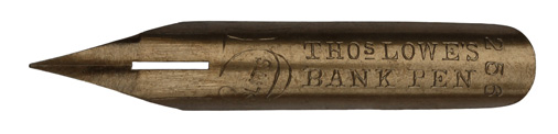 Thomas Lowe, No. 256, Bank Pen, 5 Slits