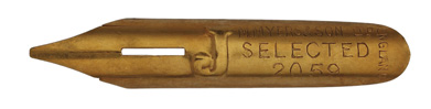 Bandzugfeder, M. Myers & Son Ltd., No. 2059, J, Selected, Gilt