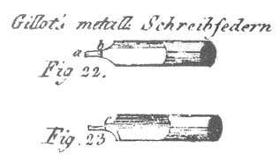 Gillot's Metall-Schreibfedern