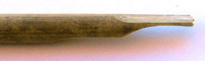 reed pen, 3rd cut