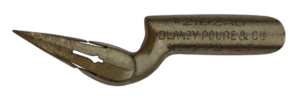 Blanzy Poure & Ci, No. 1278 EF, Plume ZIG ZAG