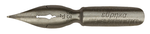 D. Leonardt & Co, No. 538 F, Bremer Börsenfeder mit Kugelspitze