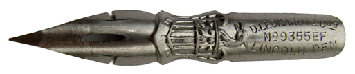 D. Leonardt & Co, No. 9355 EF, Lincoln Pen