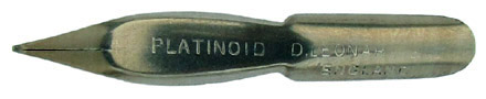 D. Leonardt & Co, No. 597, Platinoid, ohne Unterfeder