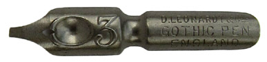 D. Leonardt & Co, No. 1, Gothic Pen