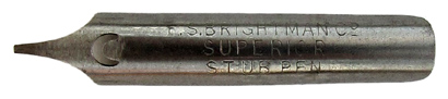 F. S. Brightman, Superior Stub Pen