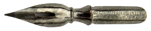 Hinks, Wells & Co, No. 1816, Circular Pointed Cement Pen