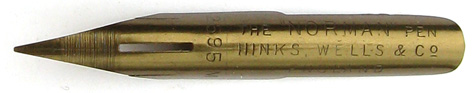 Hinks, Wells & Co, No. 2595 M, The Norman Pen