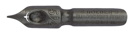 S. Roeders, No. 5½, Rundschrift Feder, Berlin