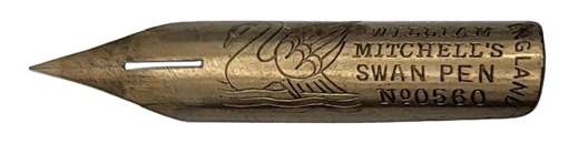 William Mitchell, No. 0560, Swan Pen